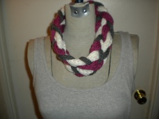 Braided Knitted Scarf